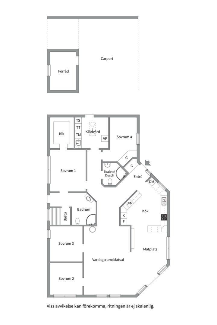 Planlösning från Hagviksstrand 10C, Såld i Bålsta, Håbo