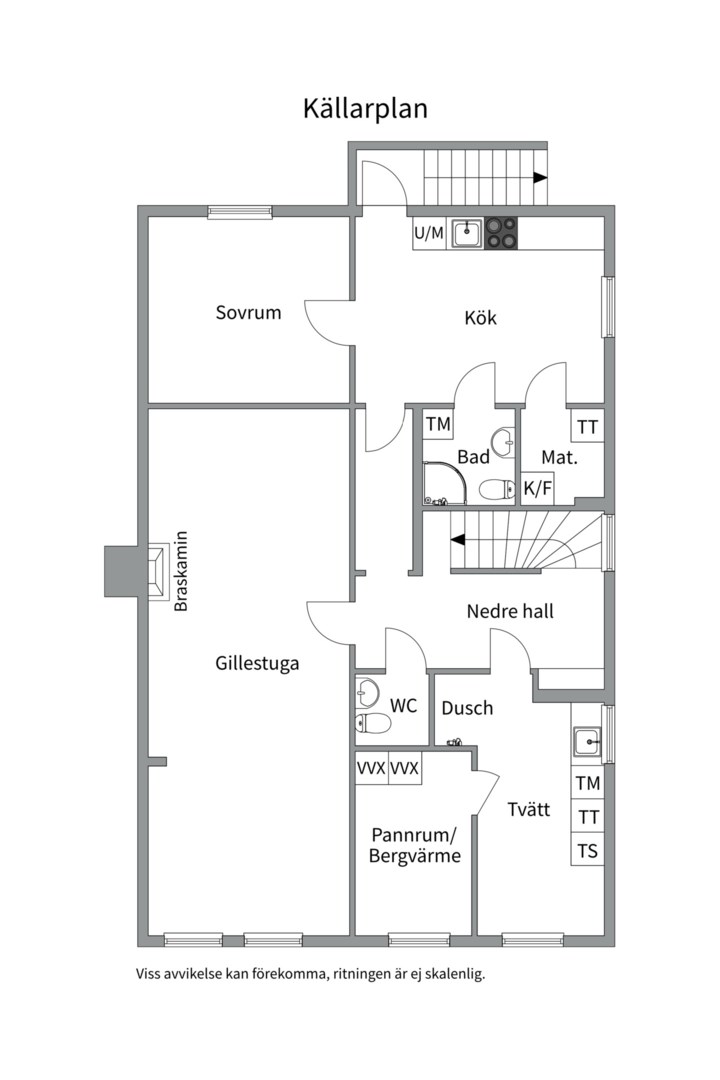 Planlösning från Morkullevägen 86, Såld i Sunnersta, Uppsala