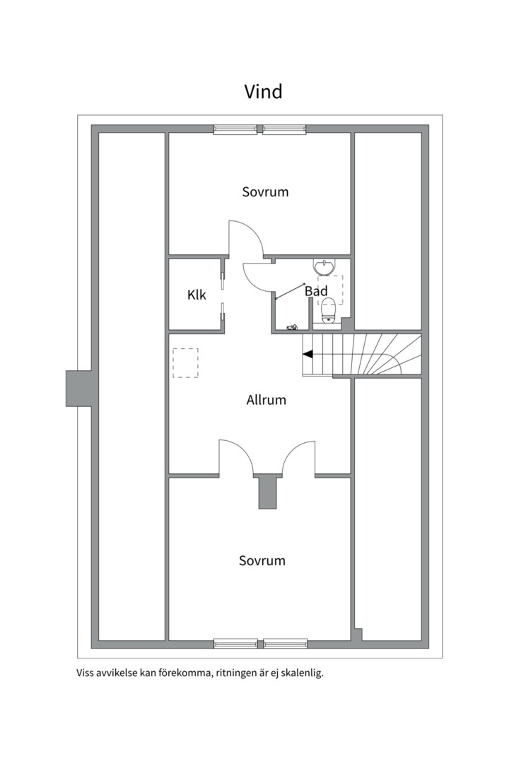 Planlösning från Morkullevägen 86, Såld i Sunnersta, Uppsala