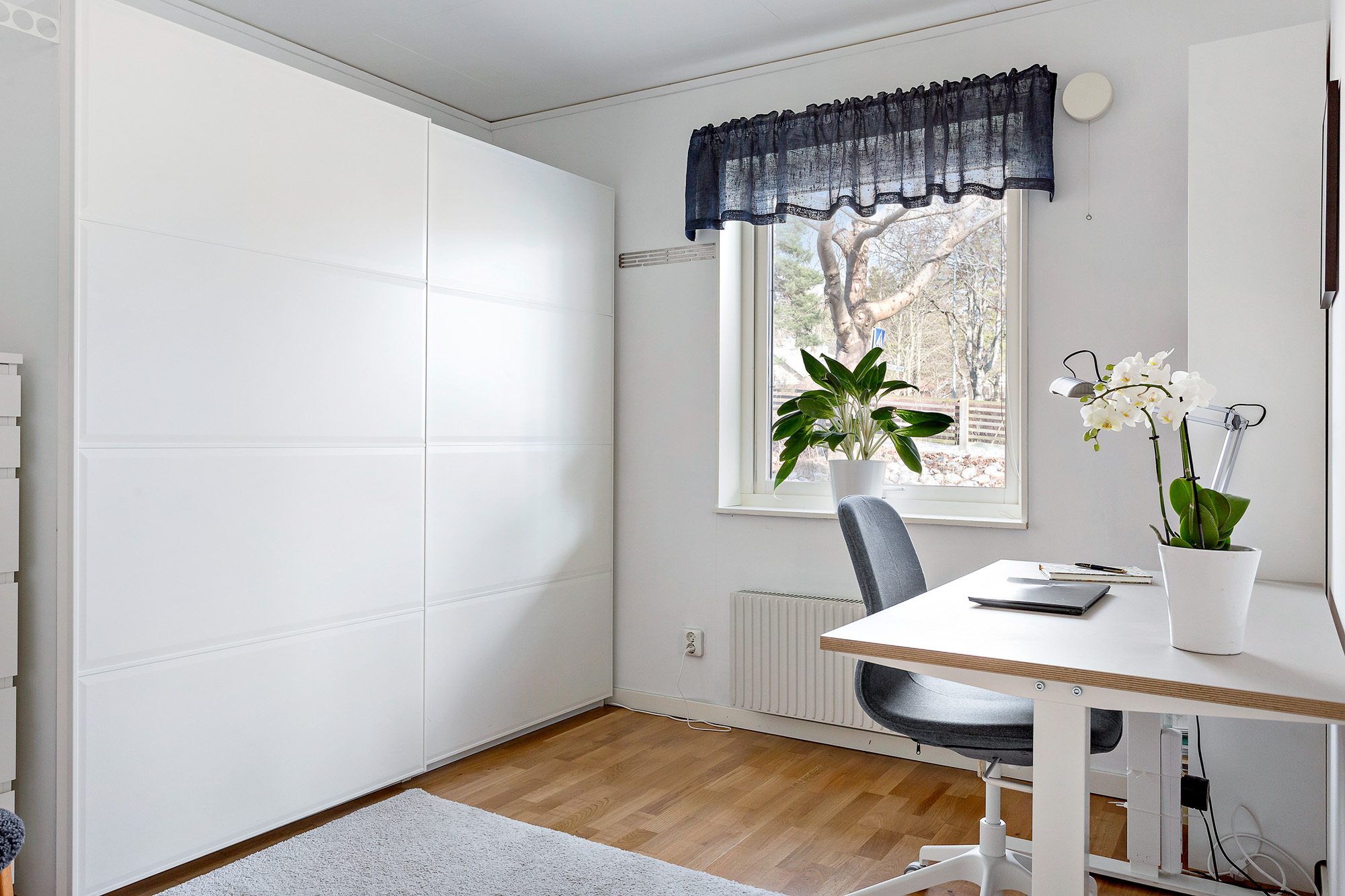 Andra sovrummet på entréplan