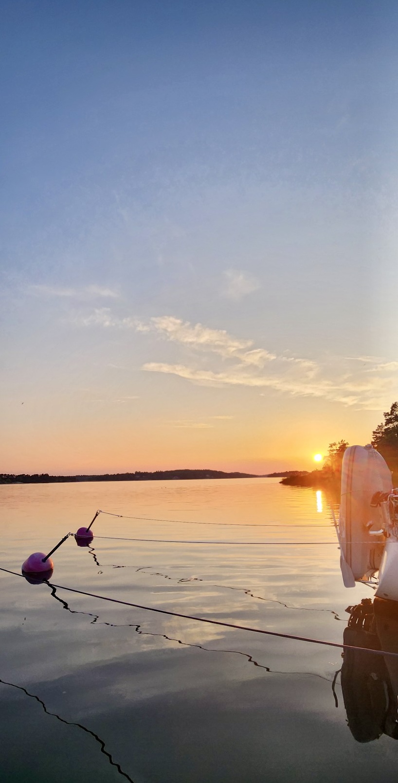 Vid föreningens bryggor