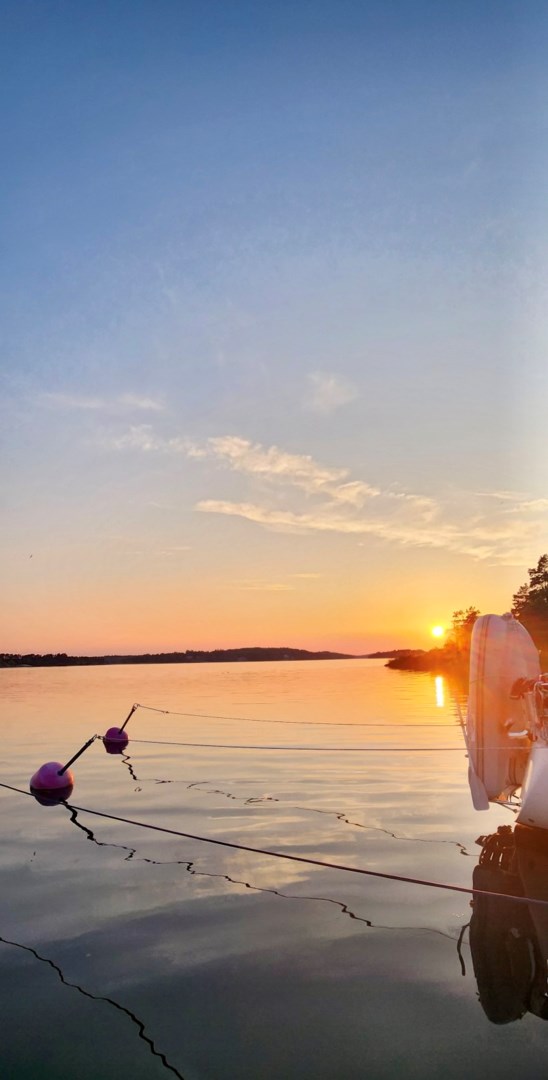 Vid föreningens bryggor