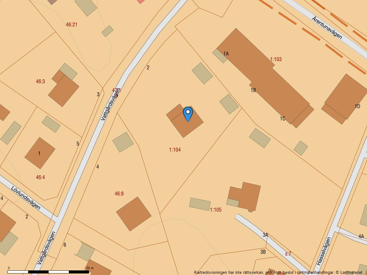 Bostadsbild från Vattgårdsvägen 2, Såld i Storvreta, Uppsala