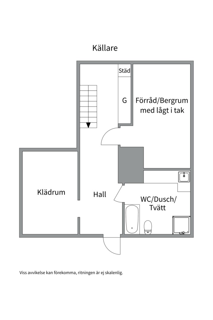 Planlösning från Söderled 13, Såld i Gustavsvik, Nacka