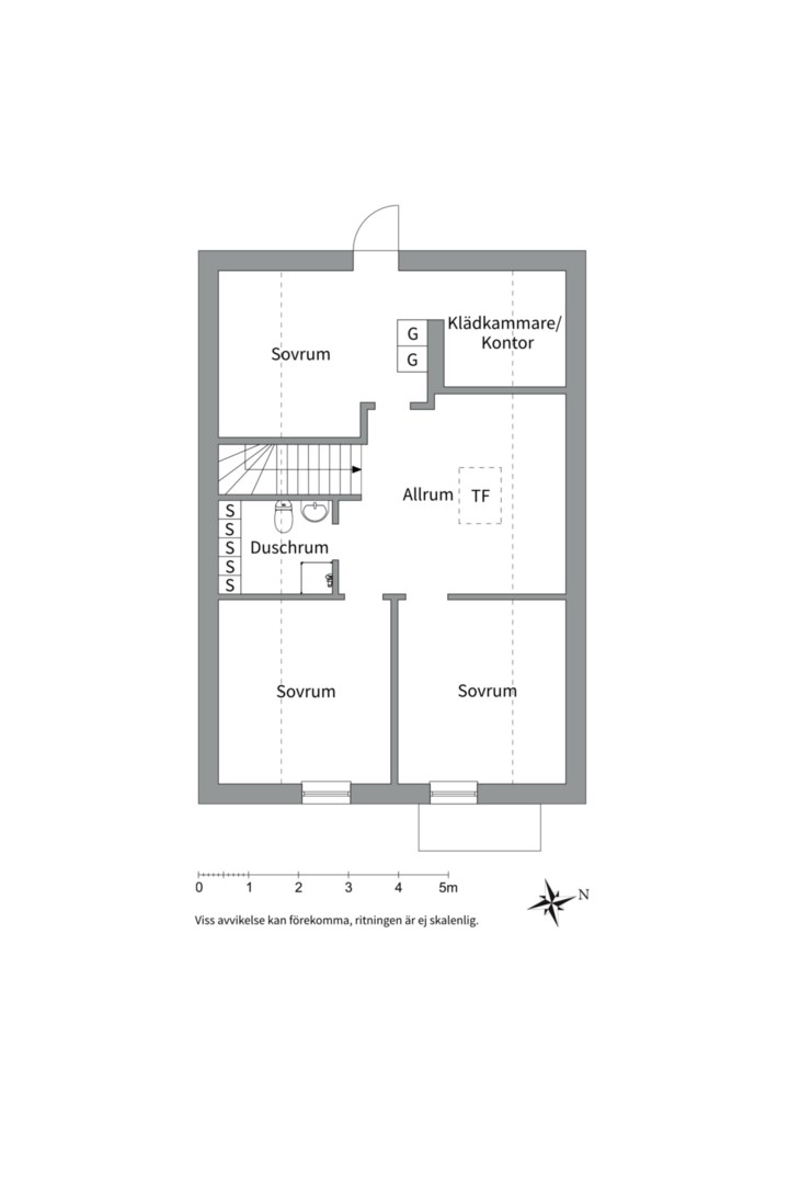 Planlösning från Skölsta byväg 8, Såld i Skölsta, Uppsala