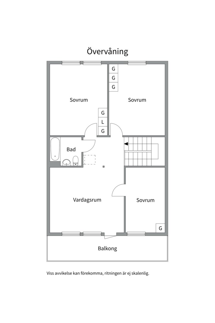 Planlösning från Sömnadsvägen 31, Såld i Nåntuna, Uppsala