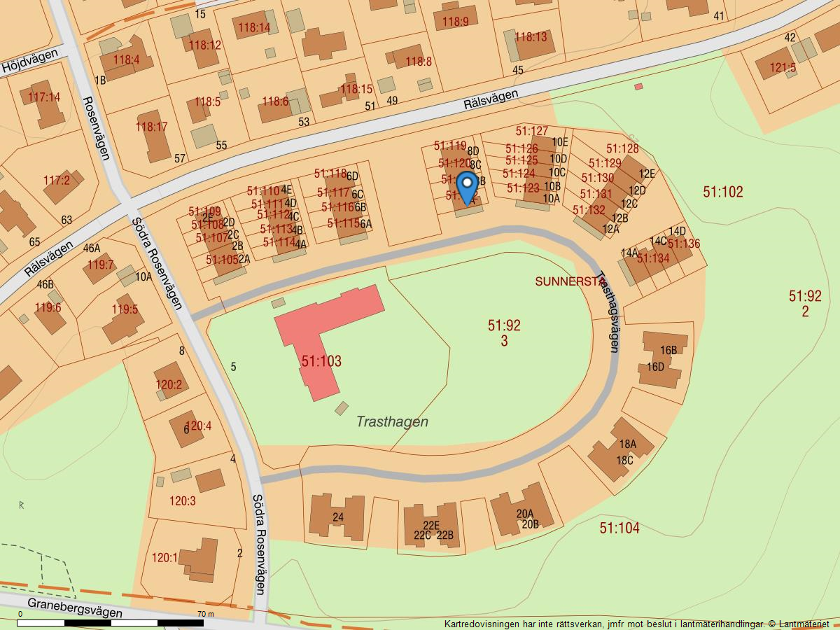 Bostadsbild från Trasthagsvägen 8A, Såld i Sunnersta, Uppsala