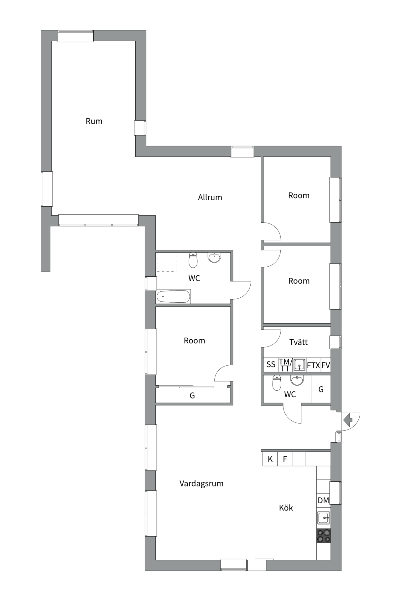 Bostadsbild från Origovägen 23, Såld i Skälby, Västerås