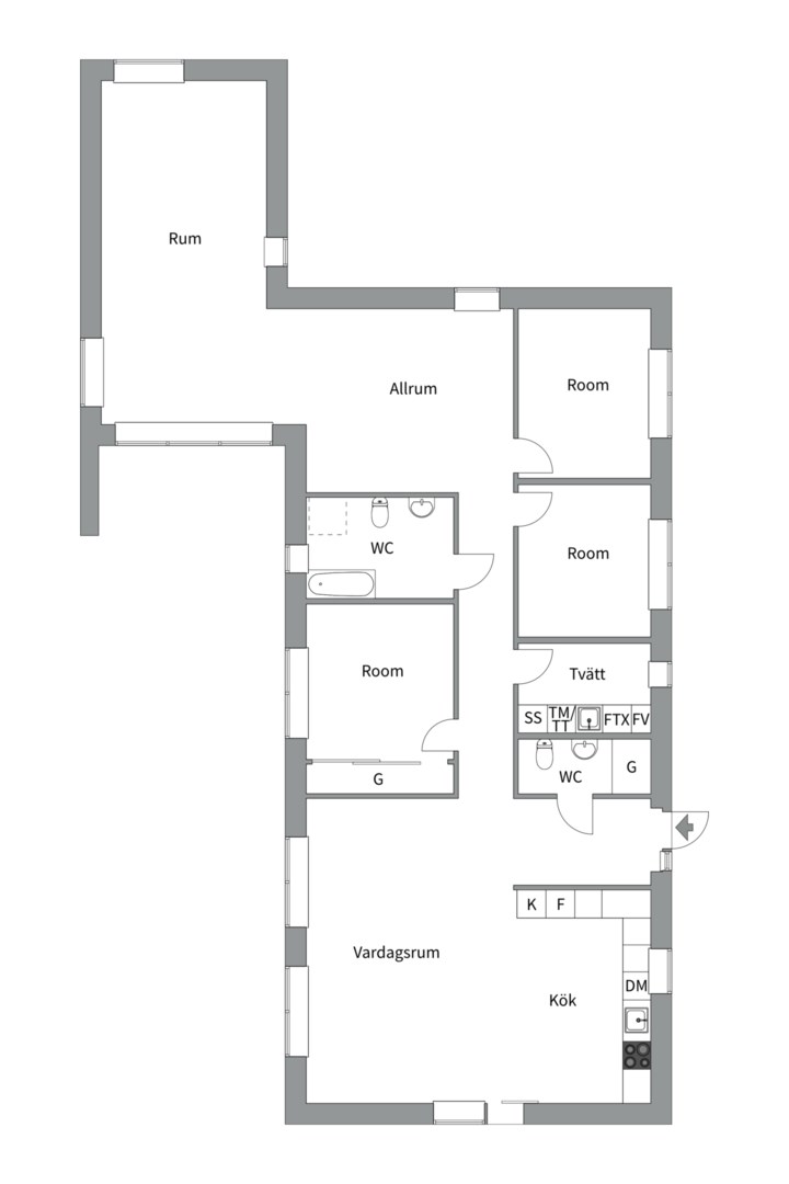 Bostadsbild från Origovägen 23, Såld i Skälby, Västerås