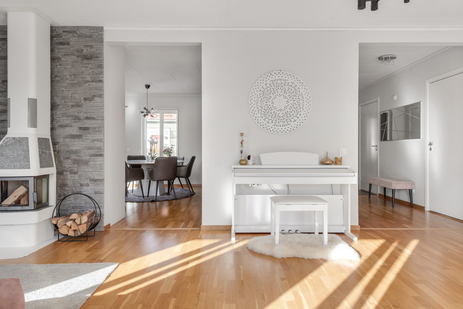 Bostadsbild från Smultronvägen 3, Kommande i Lövstalöt, Uppsala