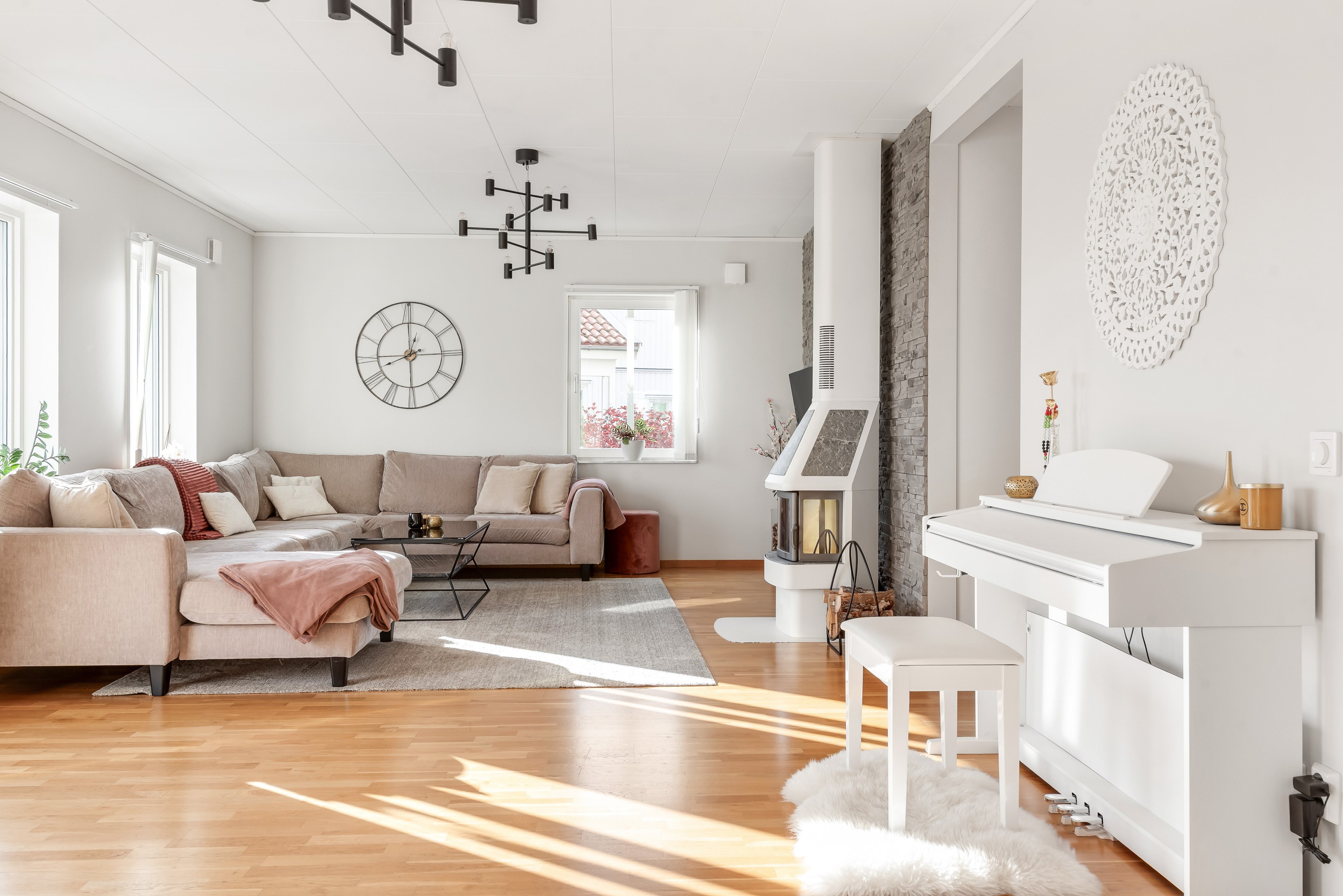 Bostadsbild från Smultronvägen 3, Kommande i Lövstalöt, Uppsala