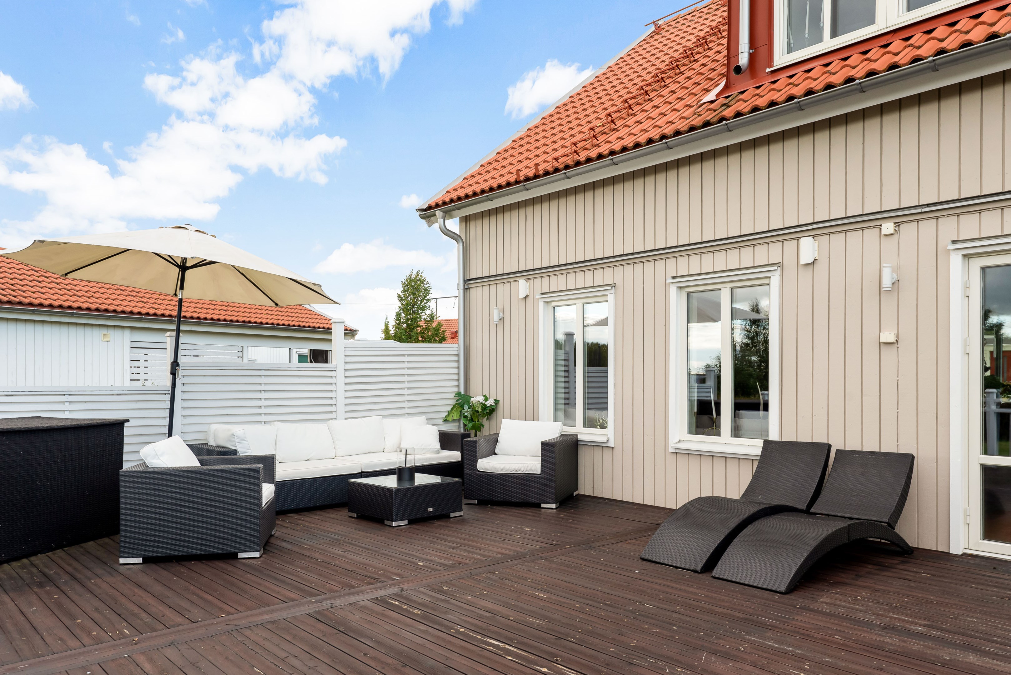 Bostadsbild från Smultronvägen 3, Kommande i Lövstalöt, Uppsala