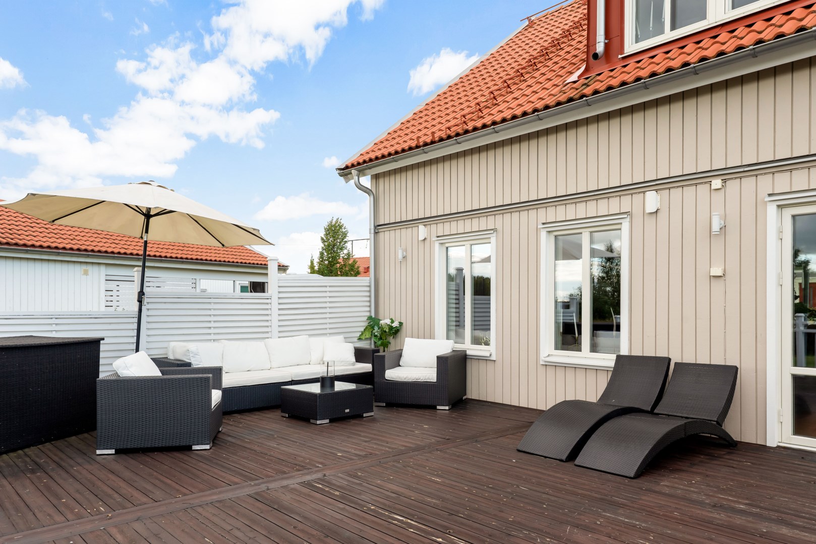 Bostadsbild från Smultronvägen 3, Kommande i Lövstalöt, Uppsala