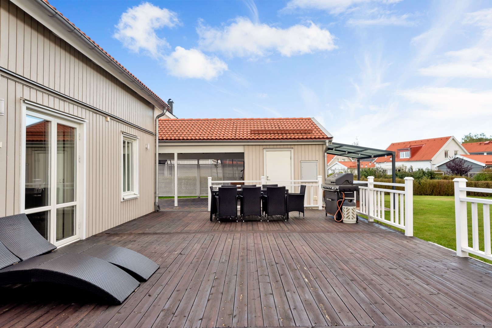 Bostadsbild från Smultronvägen 3, Kommande i Lövstalöt, Uppsala