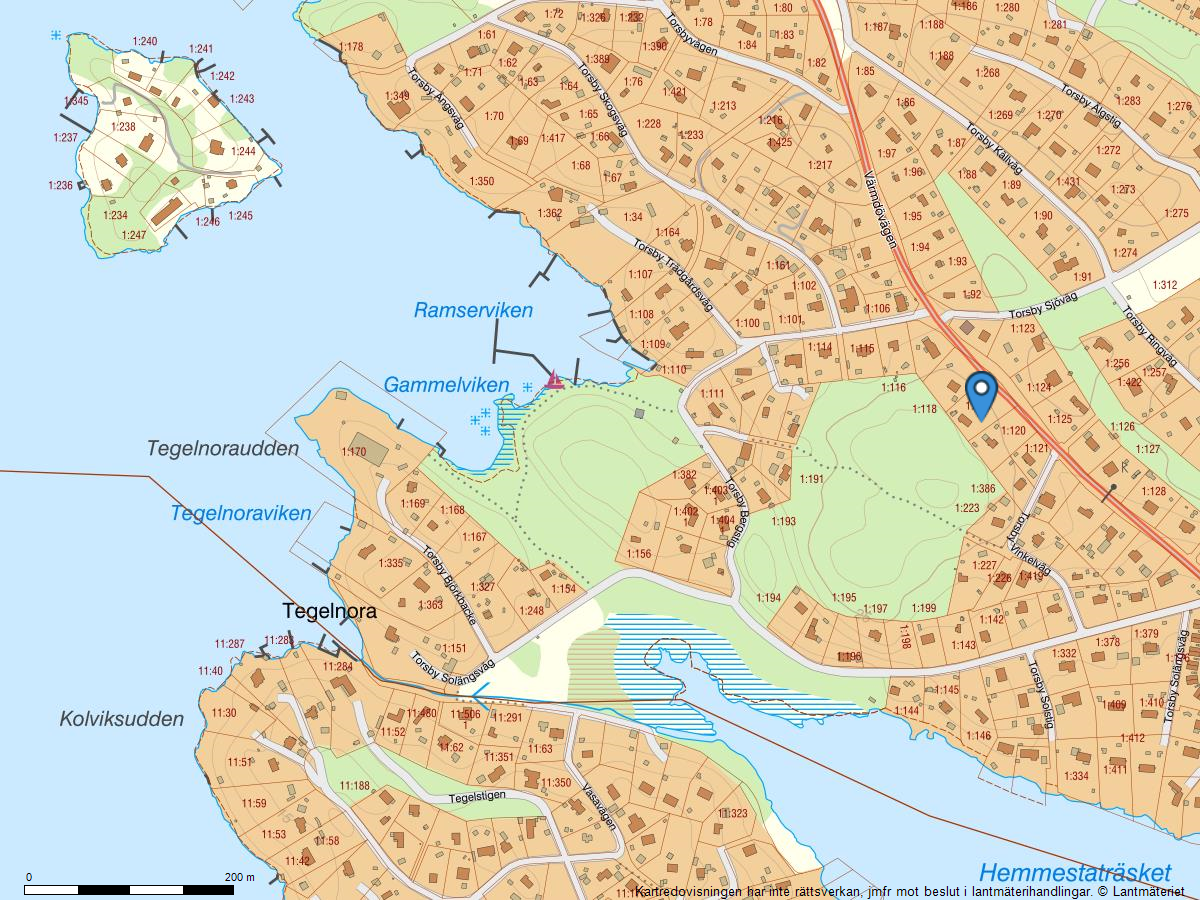 Bostadsbild från Värmdövägen 17, Såld i Torsby, Värmdö