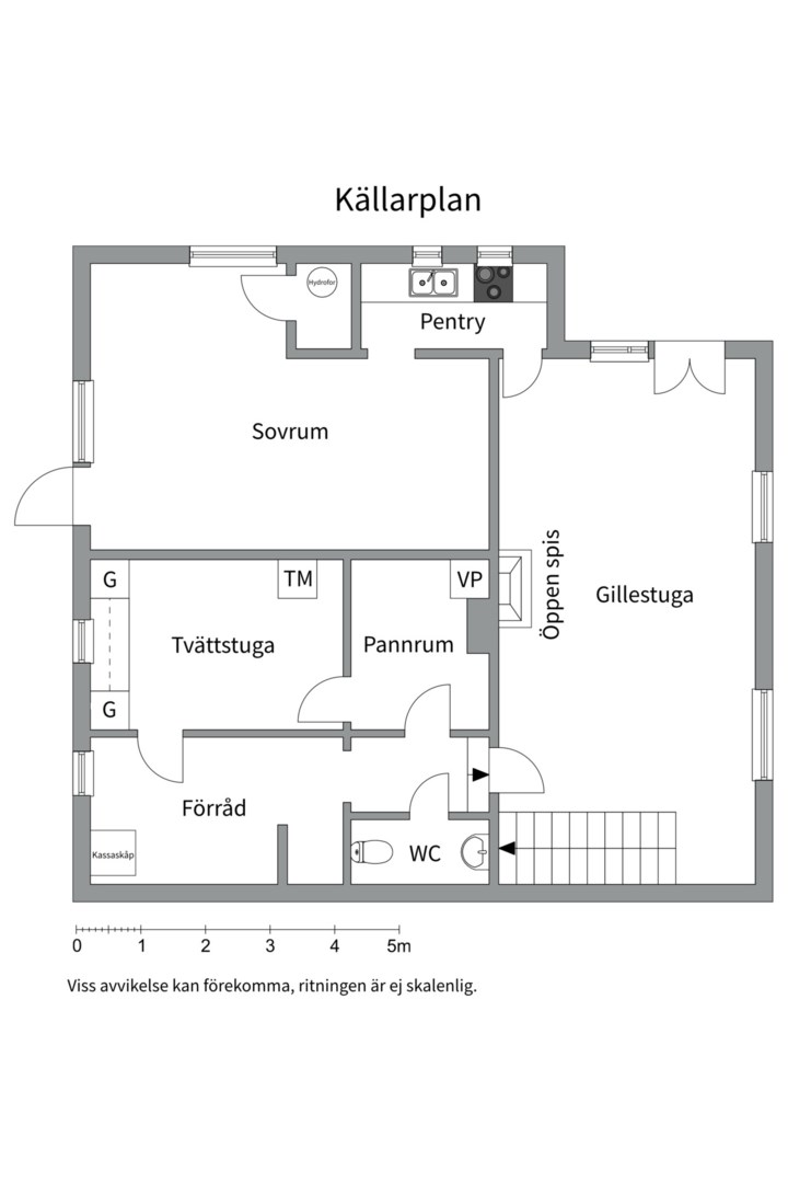 Planlösning från Lännalöt 15, Såld i Länna, Uppsala