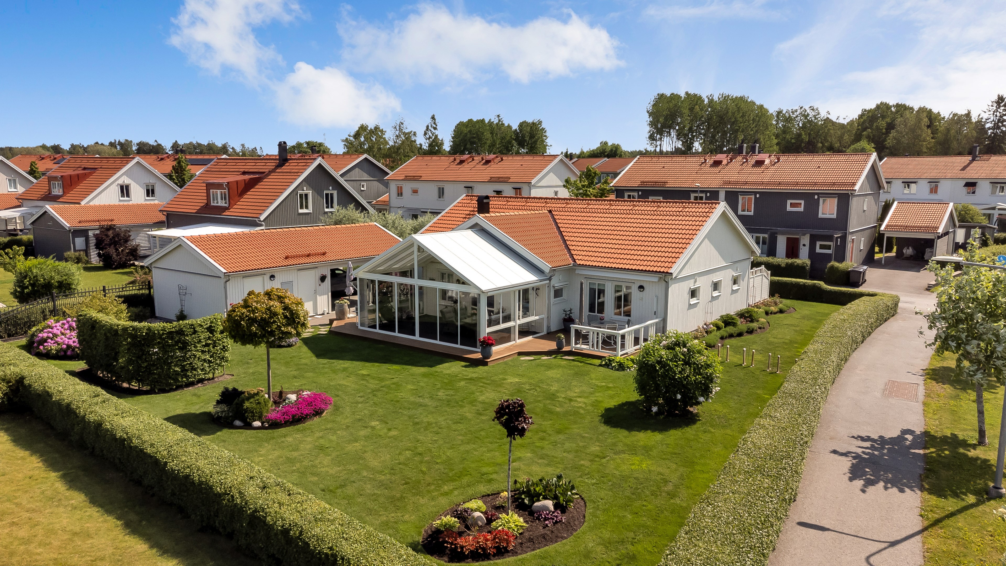 Bostadsbild från Timotejvägen 2, Kommande i Lövstalöt, Uppsala