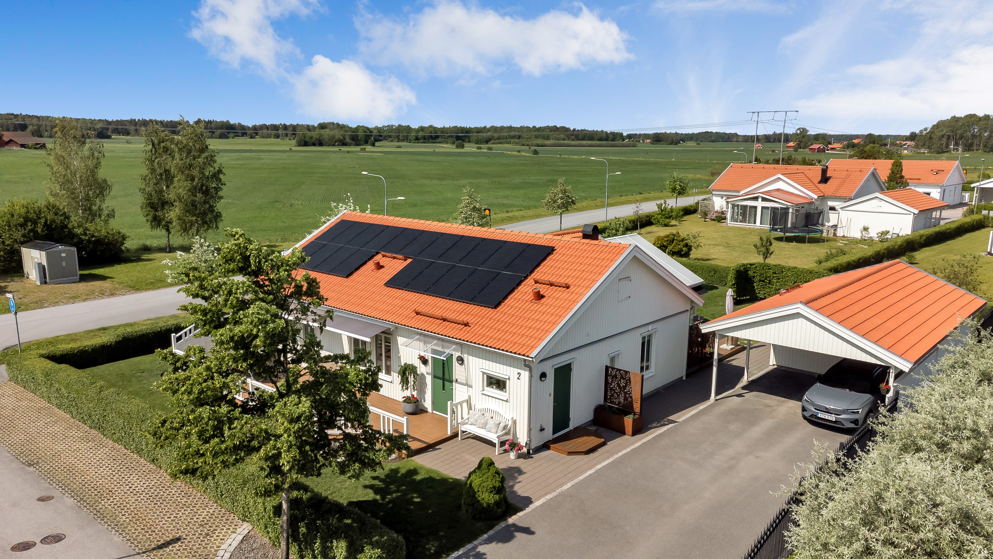 Bostadsbild från Timotejvägen 2, Kommande i Lövstalöt, Uppsala