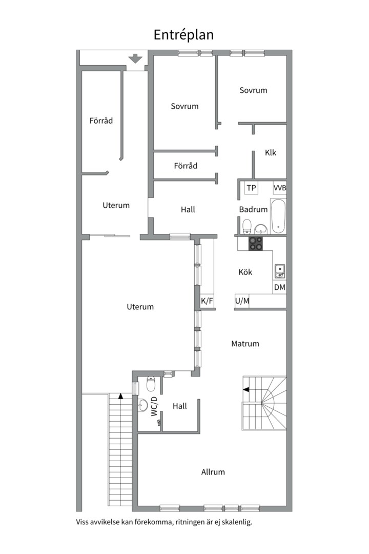 Planlösning från Långrevsgatan 15, Såld i Fiskarhöjden - Saltsjöbaden, Nacka