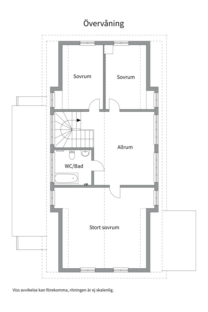 Planlösning från Kummelnäsvägen 13, Såld i Kummelnäs, Nacka