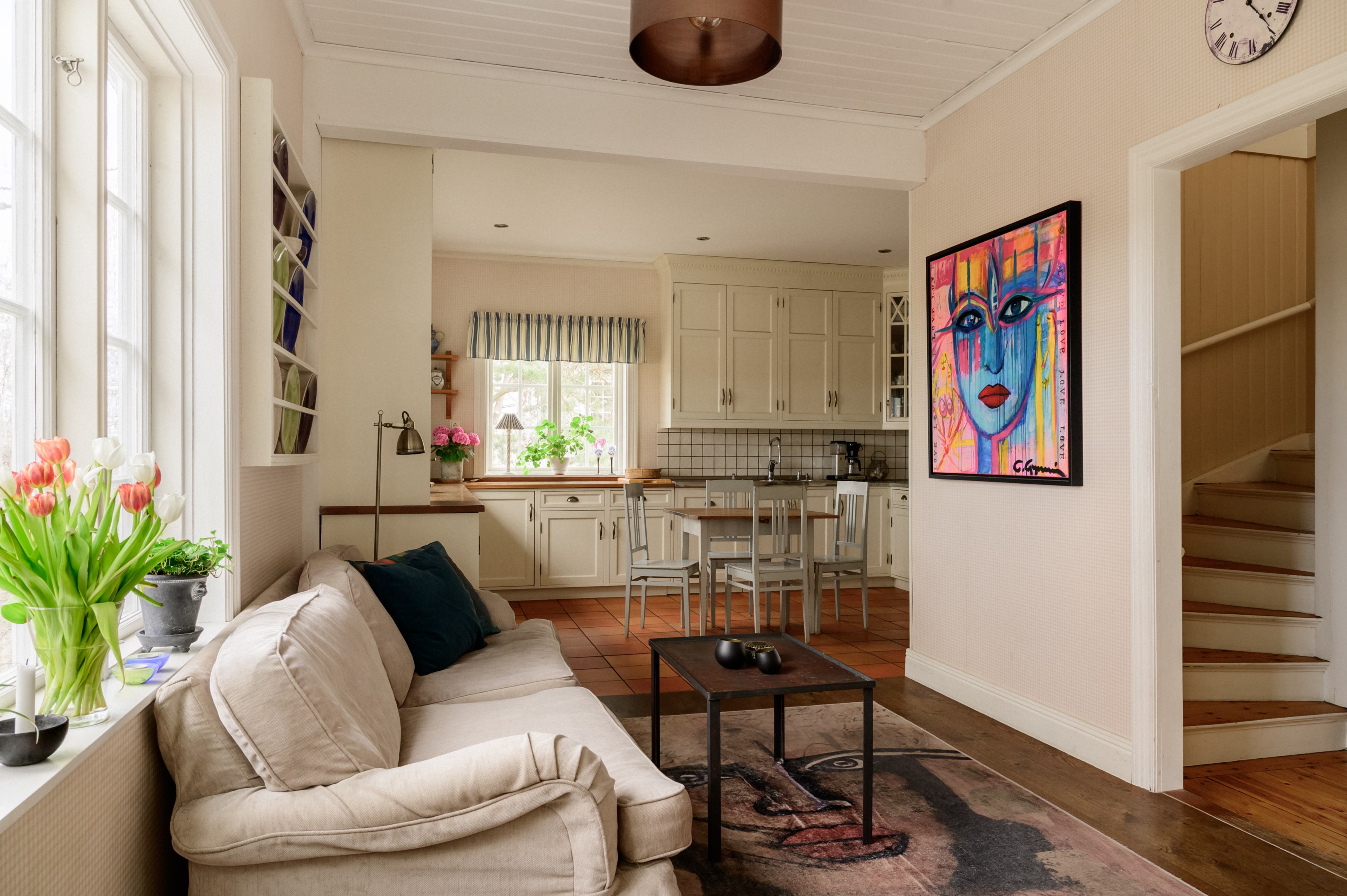 Sällskapsdel invid köket