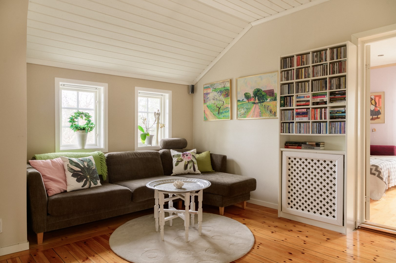 Sällskapsrum övervåning