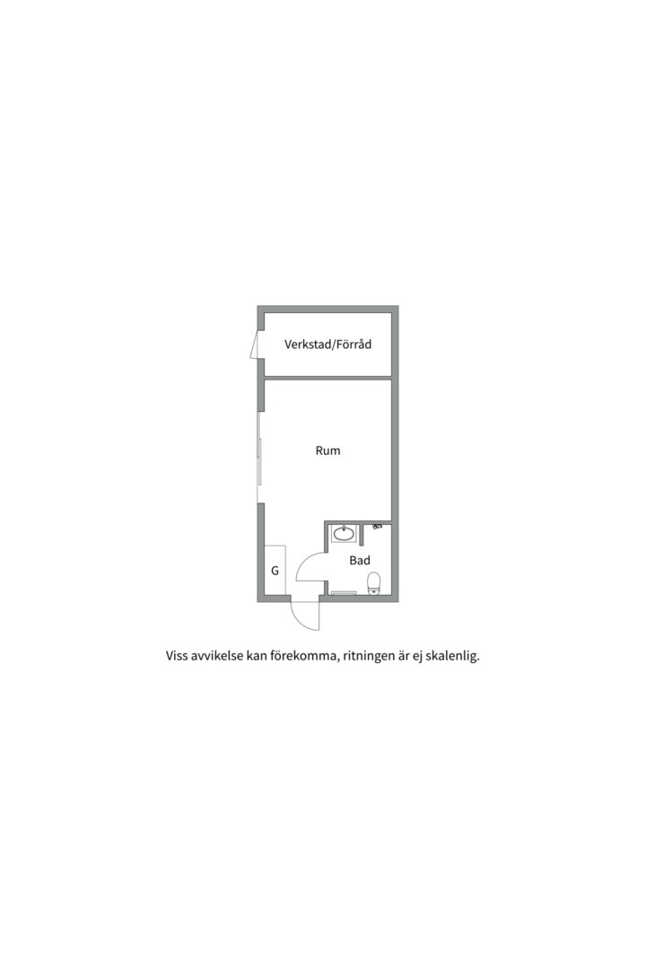 Planlösning från Karbovägen 1, Såld i Kummelnäs, Nacka