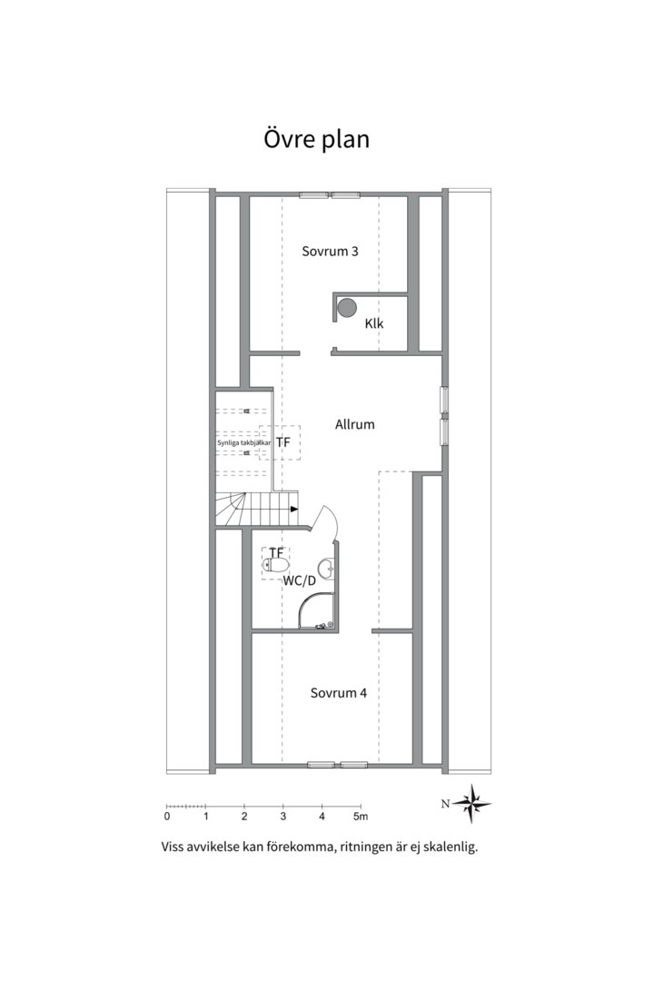 Planlösning från Lindvägen 6, Till salu i Örsundsbro, Enköping