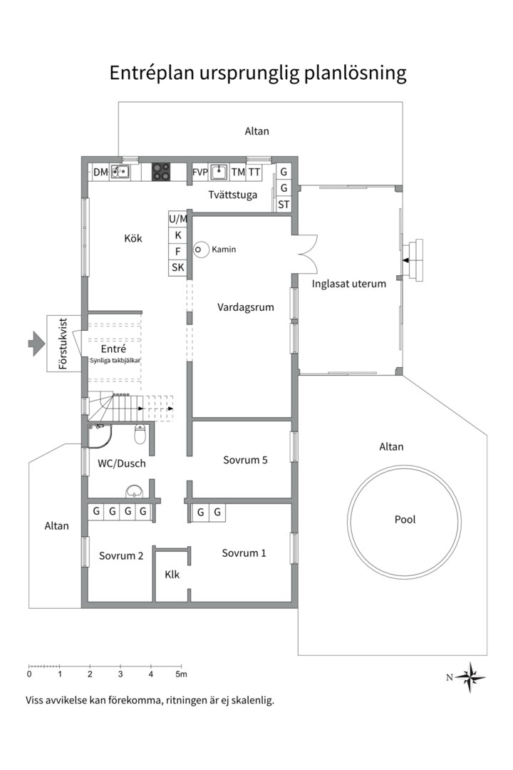 Planlösning från Lindvägen 6, Till salu i Örsundsbro, Enköping