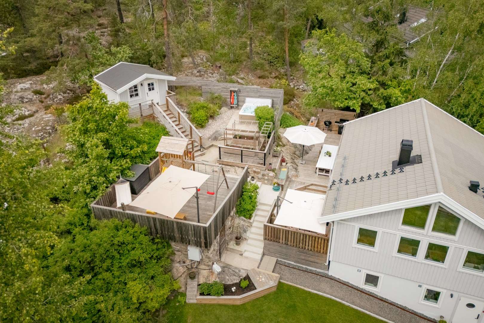 Bostadsbild från Vinkelvägen 9, Såld i Gustavsvik, Nacka