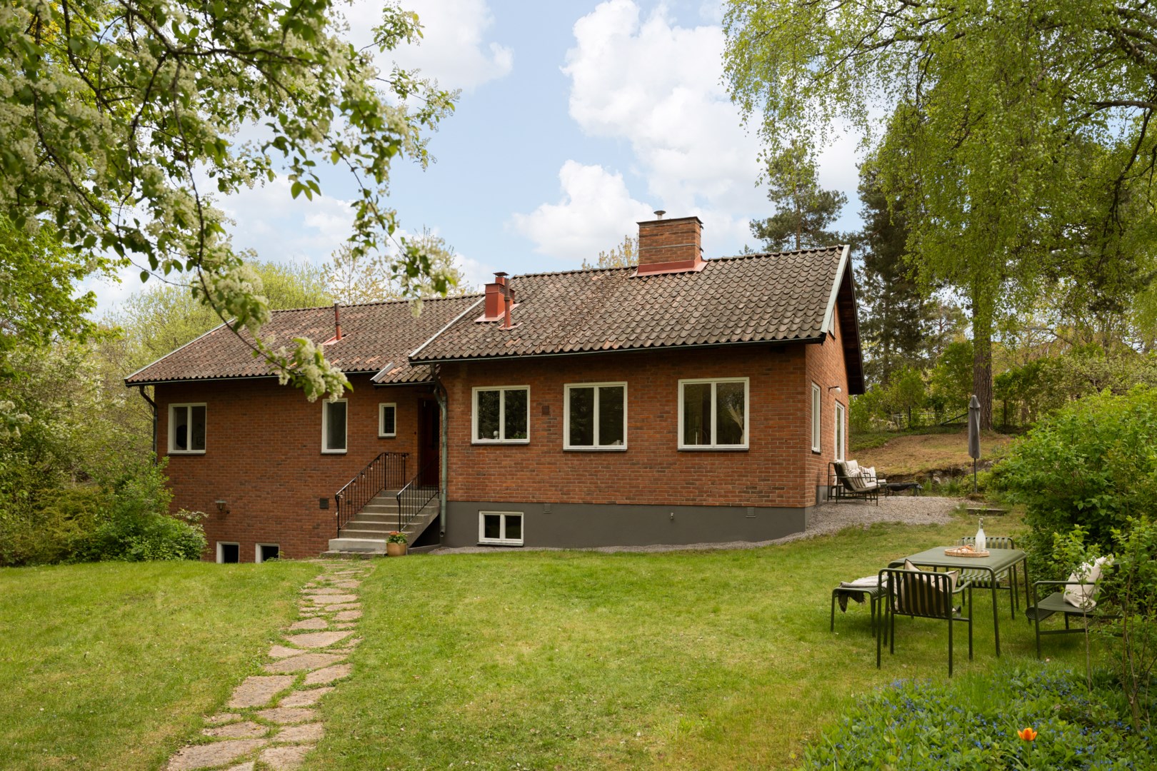 Bostadsbild från Krokvägen 3, Såld i Storängen, Nacka