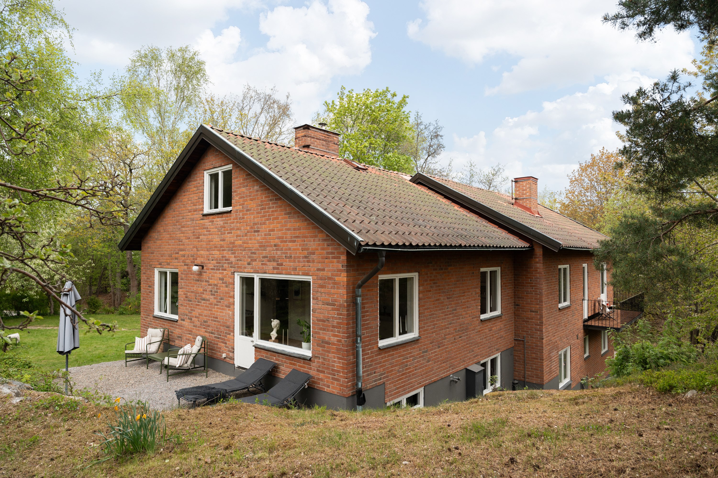 Bostadsbild från Krokvägen 3, Såld i Storängen, Nacka