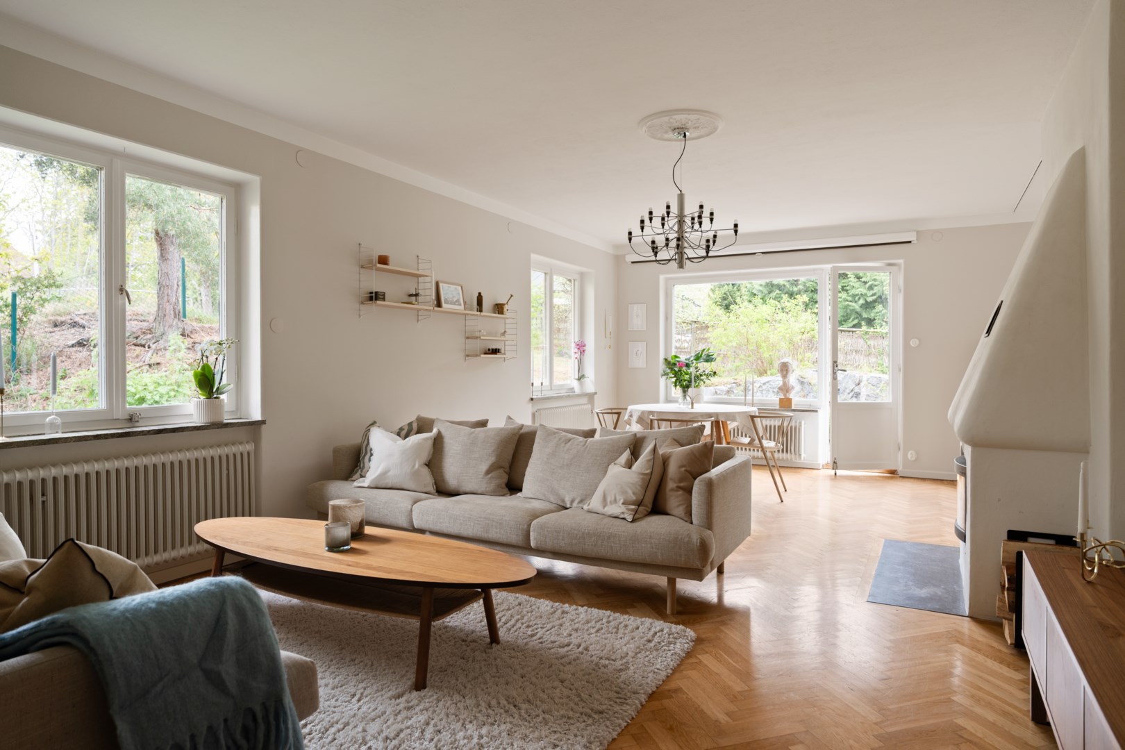 Bostadsbild från Krokvägen 3, Såld i Storängen, Nacka