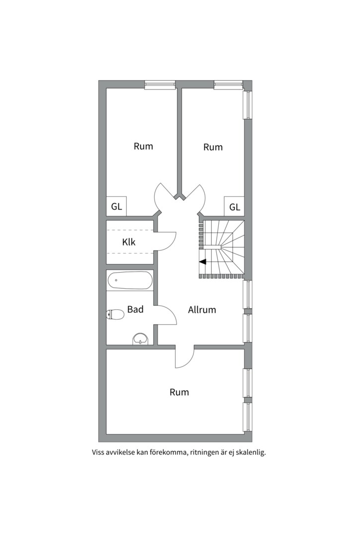 Planlösning från Ölandsresan 7, Till salu i Sävja, Uppsala