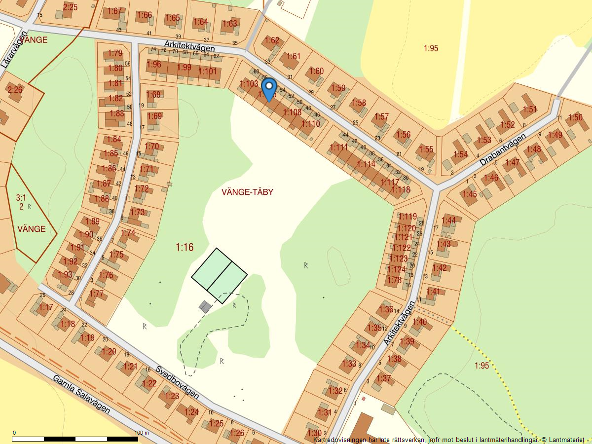 Bostadsbild från Arkitektvägen 56, Såld i Vänge, Uppsala