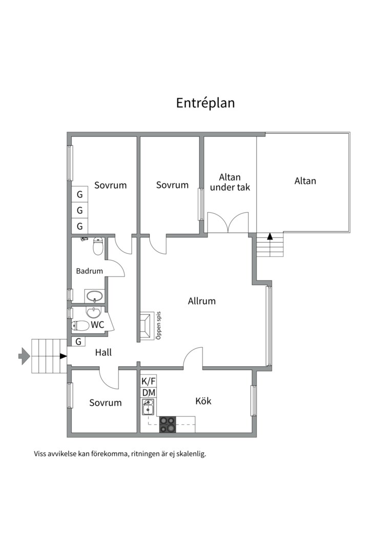 Planlösning från Thun-Ollevägen 29, Kommande i Gustavsberg - Lugnet/Björnkärret, Värmdö