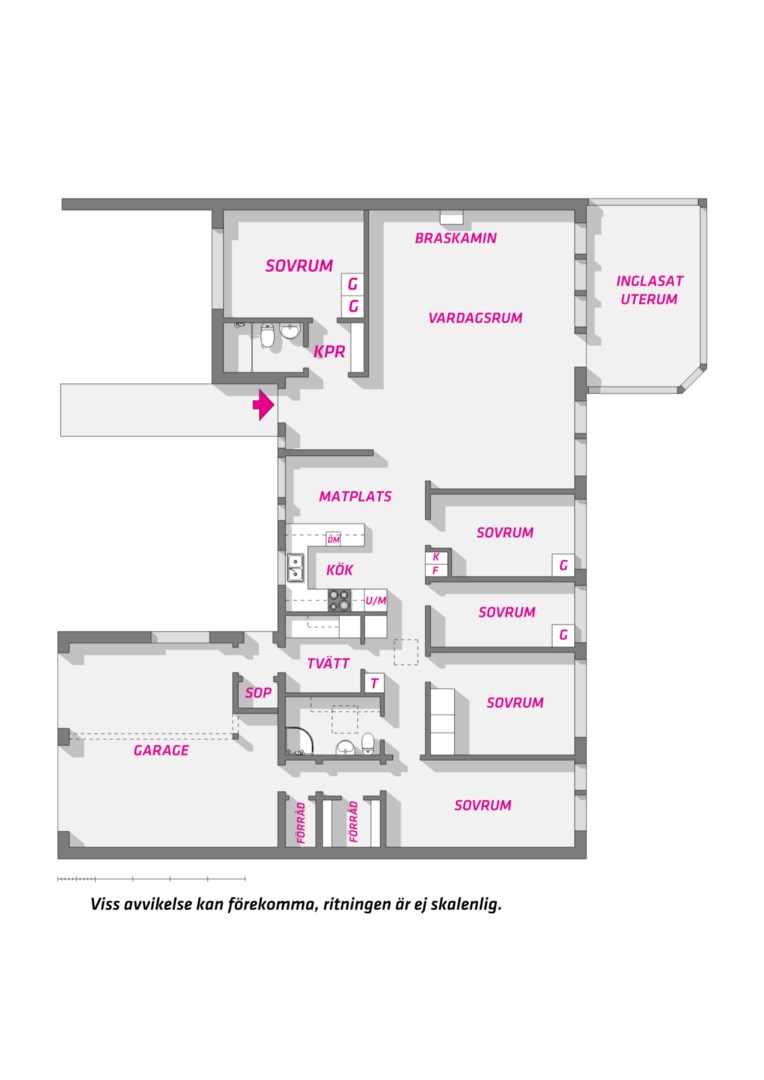 Planlösning från Stålverksgatan 58, Såld i Bäckby, Västerås