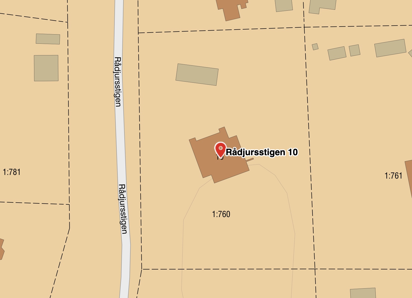 Bostadsbild från Rådjursstigen 10, Såld i Björknäs, Nacka