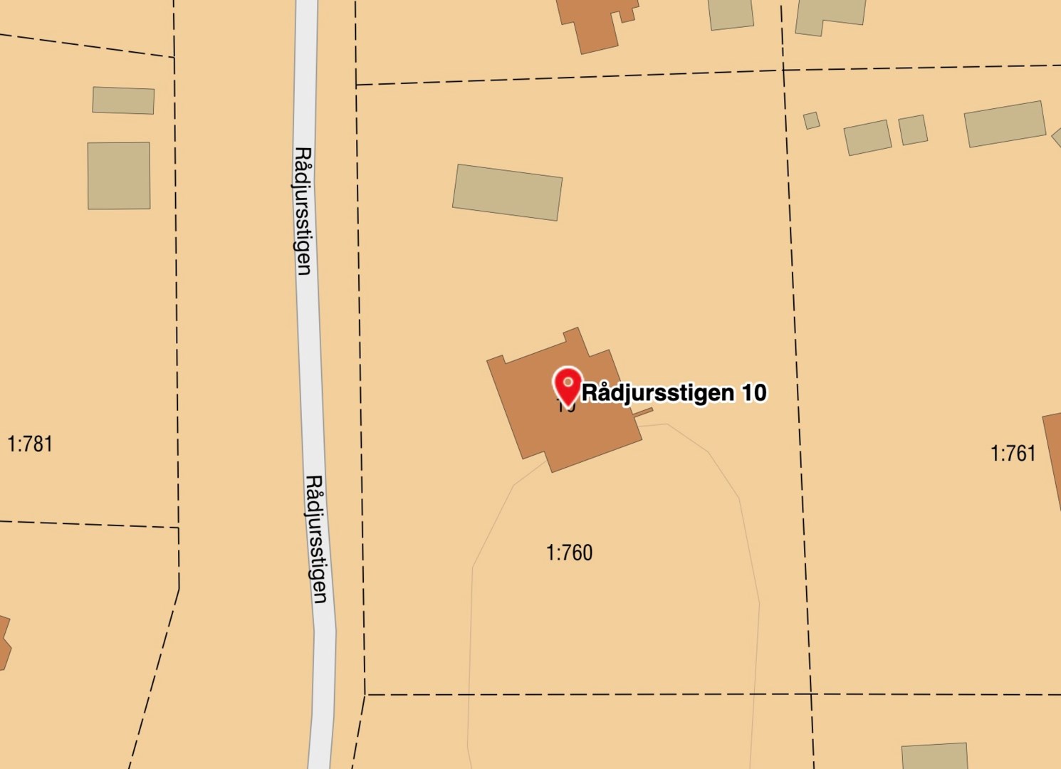Bostadsbild från Rådjursstigen 10, Såld i Björknäs, Nacka