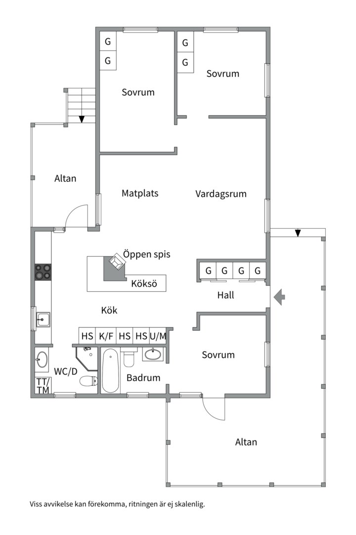 Planlösning från Dovhjortsstigen 17, Kommande i Värmdövik, Värmdö