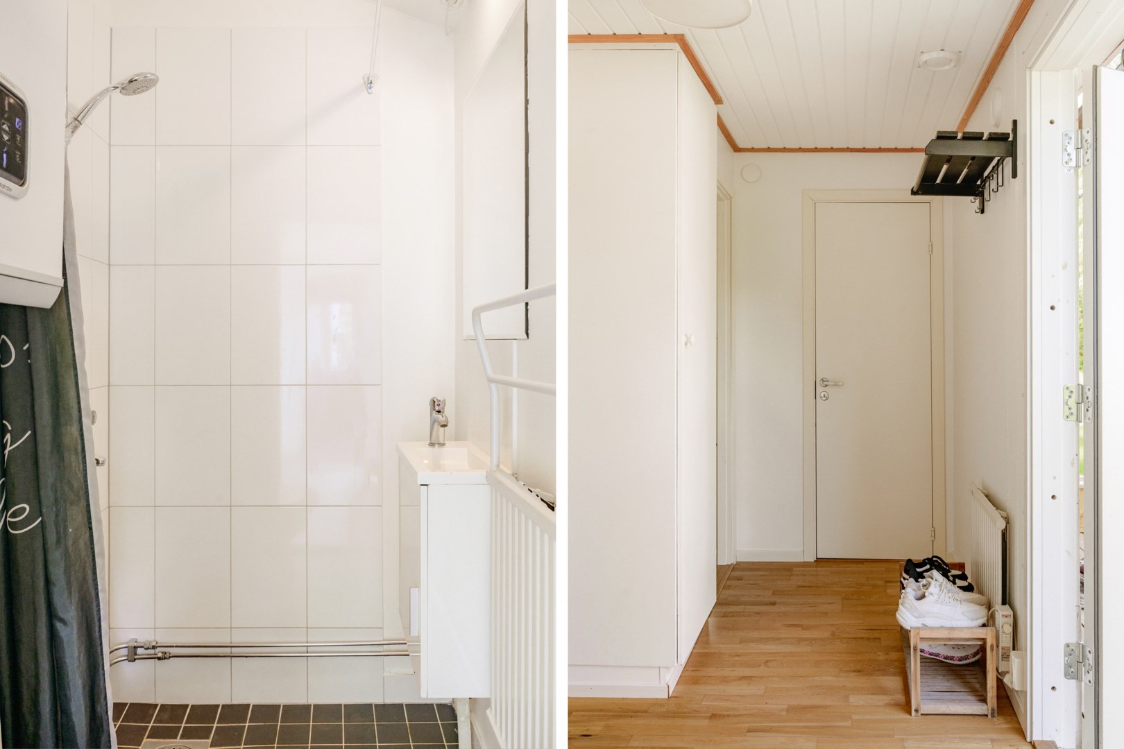 Badrum & entréhall gäststuga