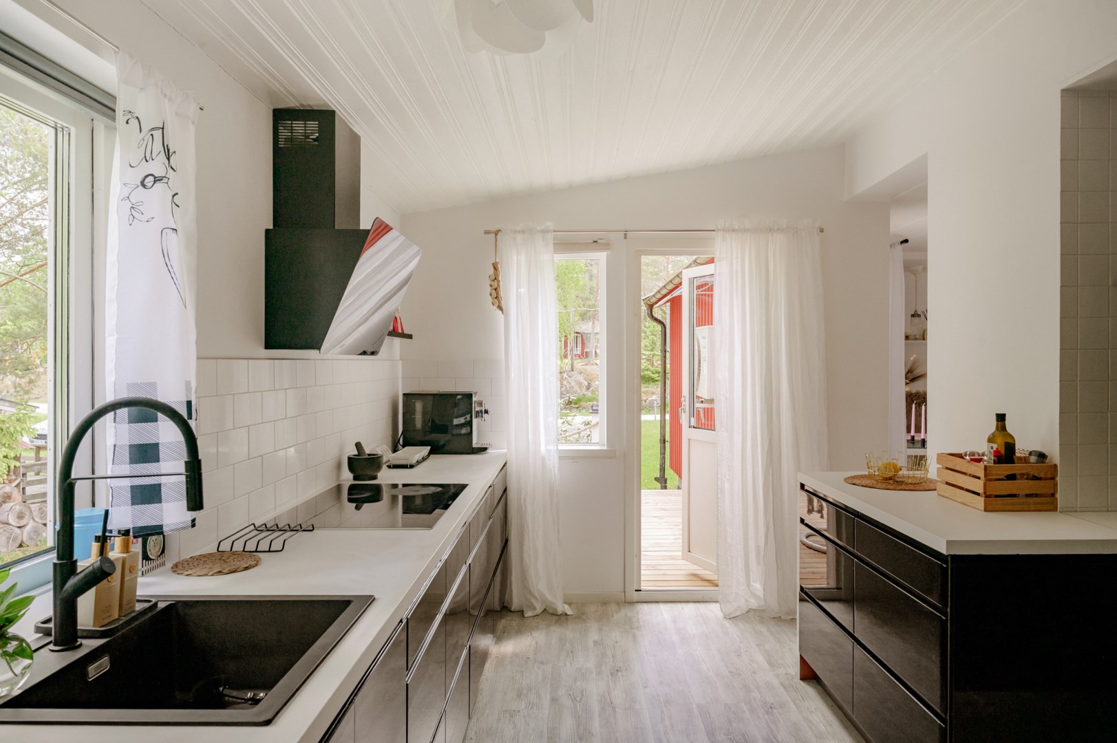 Utgång till frukostaltan