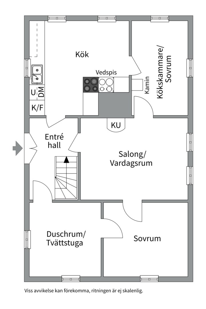 Planlösning från Norr-Edinge 129, Kommande i Edinge, Uppsala