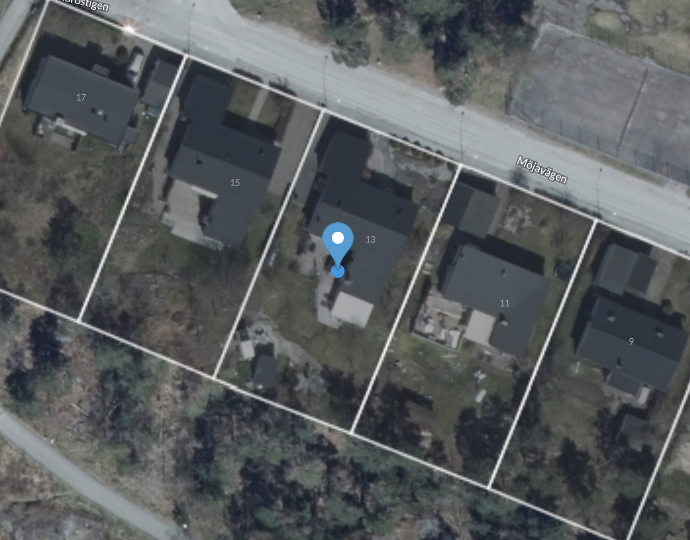 Bostadsbild från Möjavägen 13, Såld i Krokhöjden, Nacka