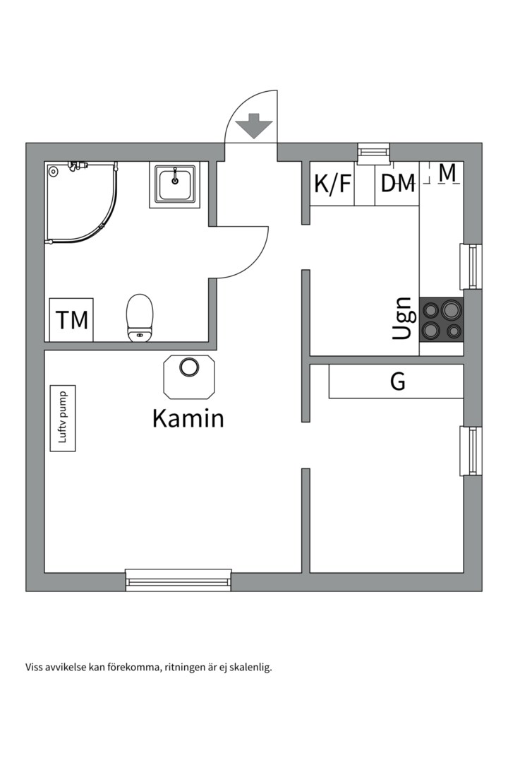 Planlösning från Bol 70, Till salu i , Uppsala