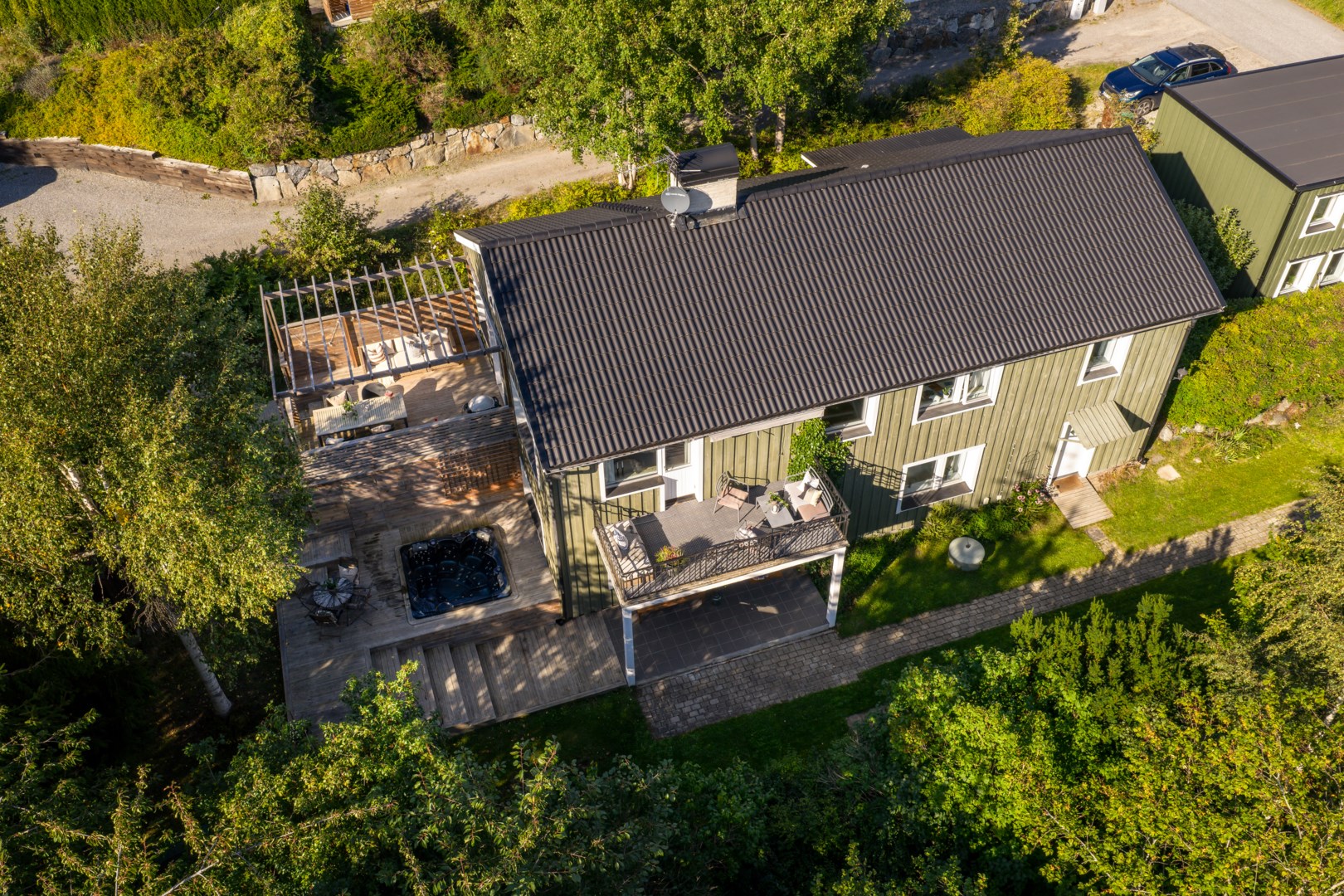 Bostadsbild från Lokevägen 18A, Såld i Lännersta, Nacka