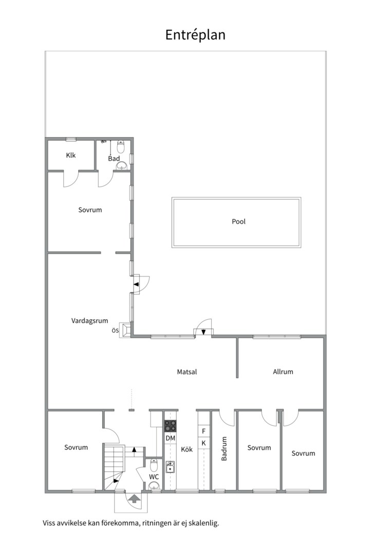 Planlösning från Hösträngsvägen 10, Såld i Valsätra, Uppsala