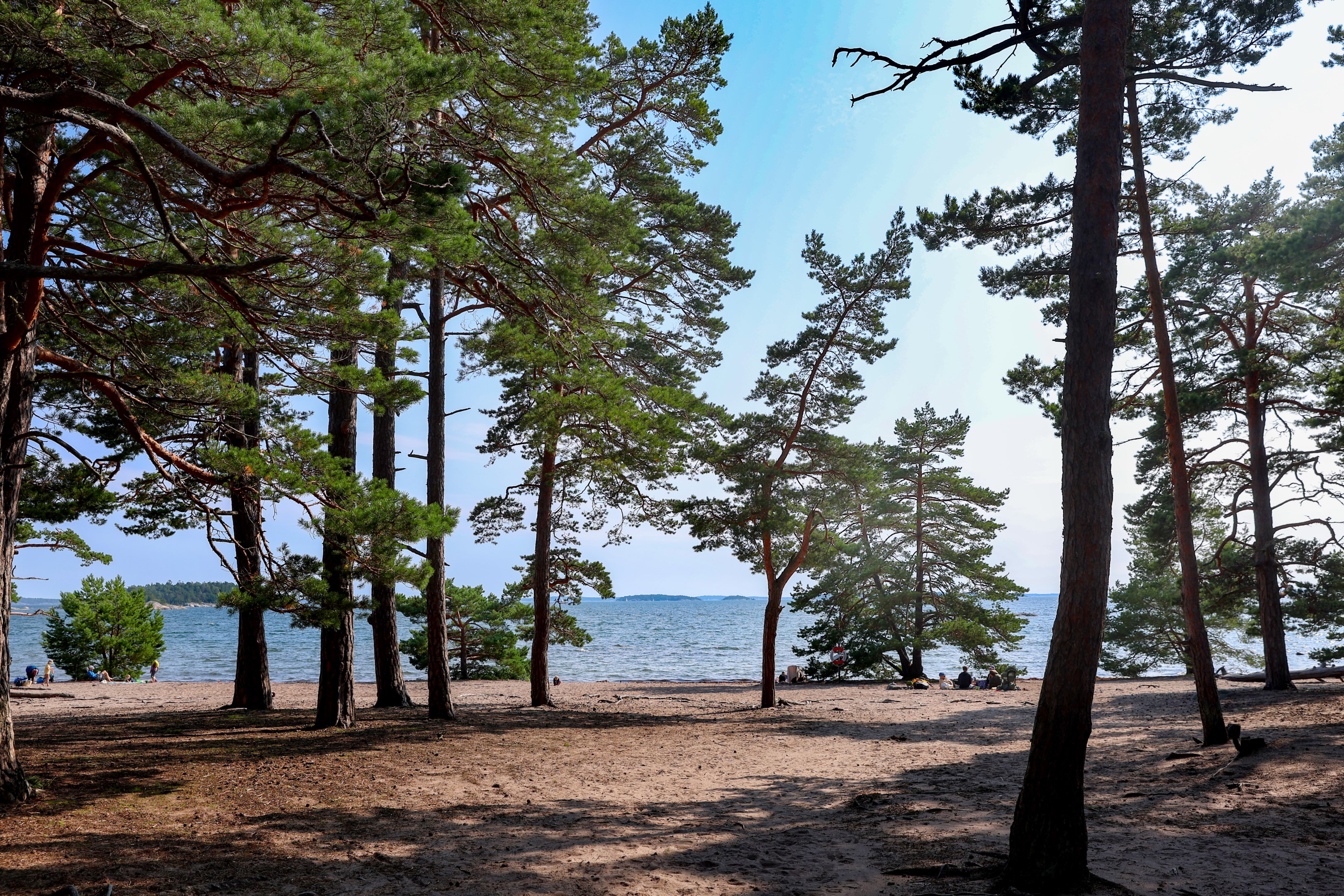 Björnö Naturreservat med magiska stränder.