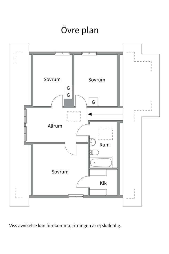 Planlösning från Killinge byväg 25, Till salu i Killinge/Kvarnnibble, Upplands-Bro