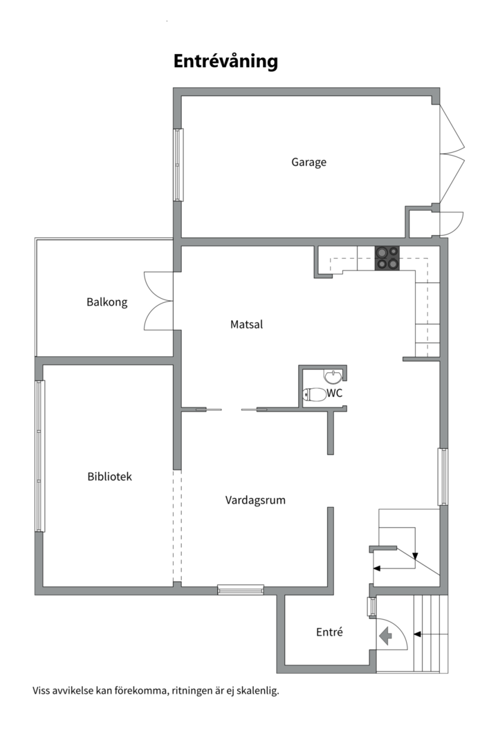 Planlösning från Högbergsgatan 5 & 5A, Till salu i Ormberget, Västerås